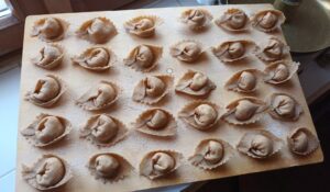 tortellini ripieni con farina di tipo 2